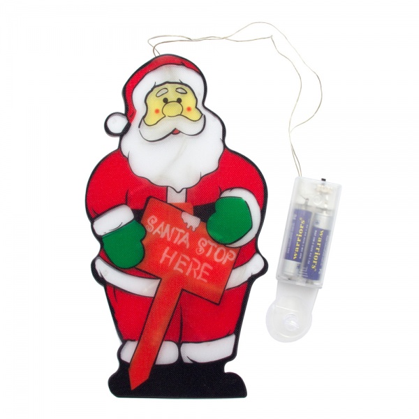 Фигурка декоративная Девилон Дед Мороз 640317 10 ламп 25 см 