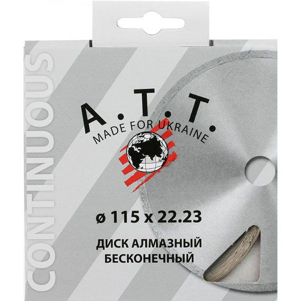 Диск алмазний відрізний A.T.T.  115x2,5x22,2 кераміка 4310000