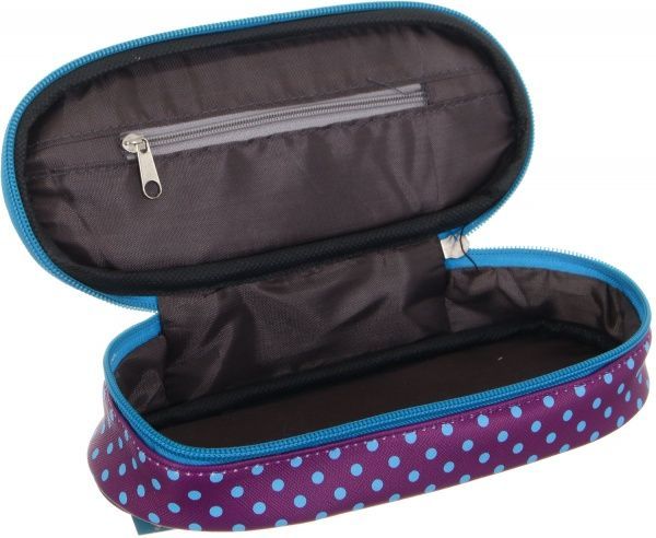 Пенал-бокс Принцесса с наушниками фиолетовый с рисунком