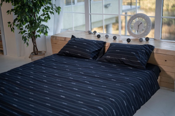 Комплект постільної білизни by Andre TAN Список бажань євро чорний SoundSleep 