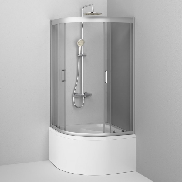 Душевое ограждение AM.PM 90х90 см Gem Deep 1/4 Round W90UG-401A090MT