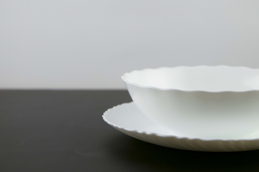 Тарелка обеденная Vittora Blanco Wave 220 мм