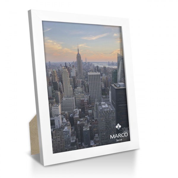 Рамка для фотографии со стеклом MARCO decor 1611 1 фото 10x15 см белый 