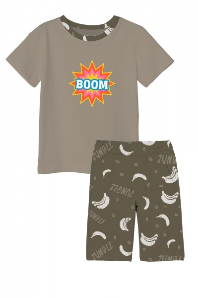 Комплект білизни для хлопчиків KOSTA р.134–140 коричневий 2110-3 