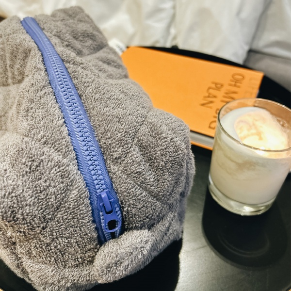 Косметичка Organize Косметичка Тедди Organize махрова 24*13*13 см (серый) сірий 