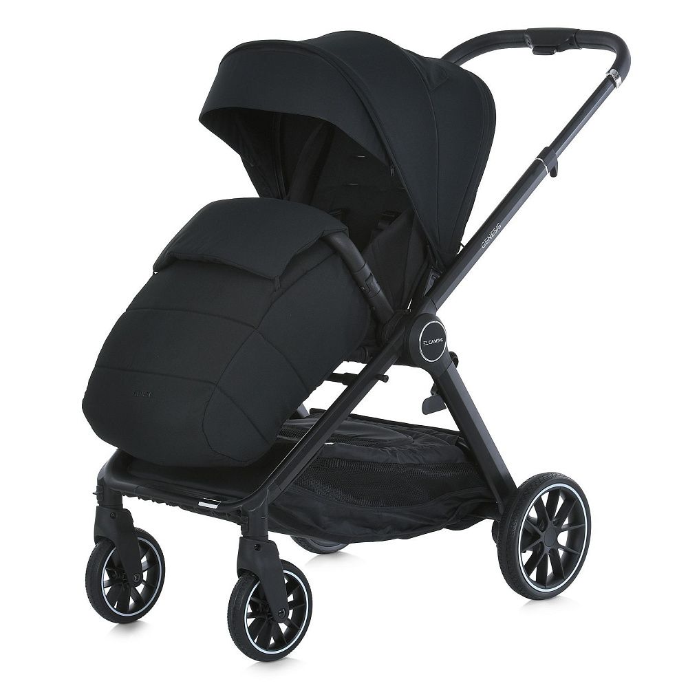 Коляска універсальна 2 в 1 El Camino ME 1126 GENESIS Jet Black