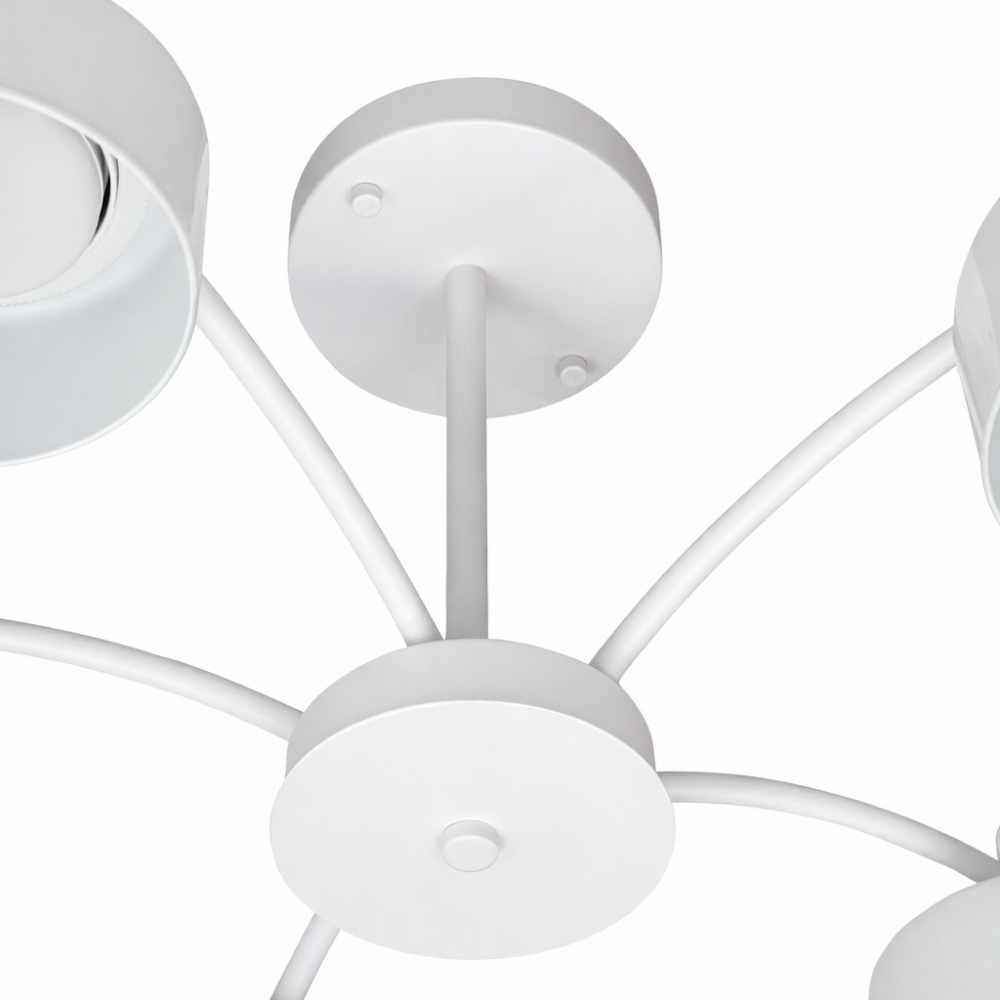 Люстра потолочная LIGHT SET DUSHA MS241 5x12 Вт GX53 белый/молочный