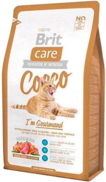 Корм Brit Care Cocco I am Gourmand з качкою та лососем 2 кг