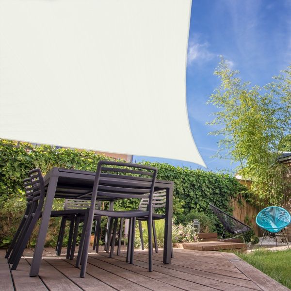 Тент-парус POLIквадрат 3,6x3,6 м білий 