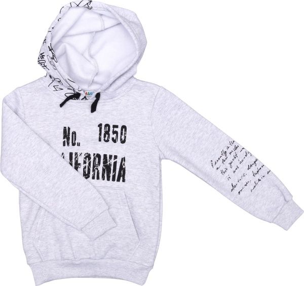 Свитшот ALG р.140 белый 321417 