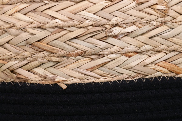 Корзина Countryside 38х34 см черно-бежевый