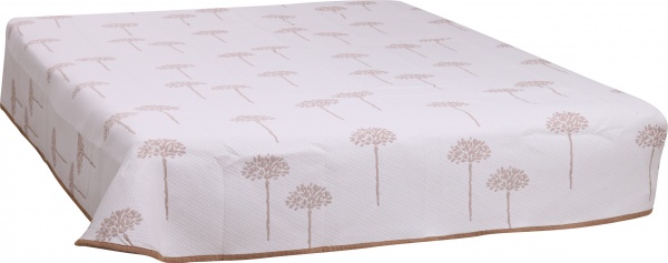 Покрывало Nazare 230x260 см La Nuit бежевый с рисунком 