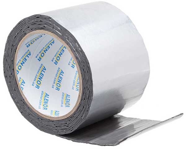 Лента герметизирующая Alenor BF бутиловая 75 мм x 3 м алюминиевая