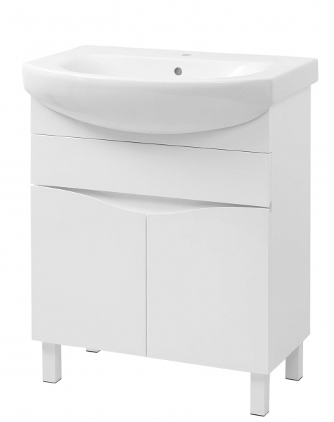 Тумба підлогова Сансервіс Smile New-70 з умивальником RUNA 70