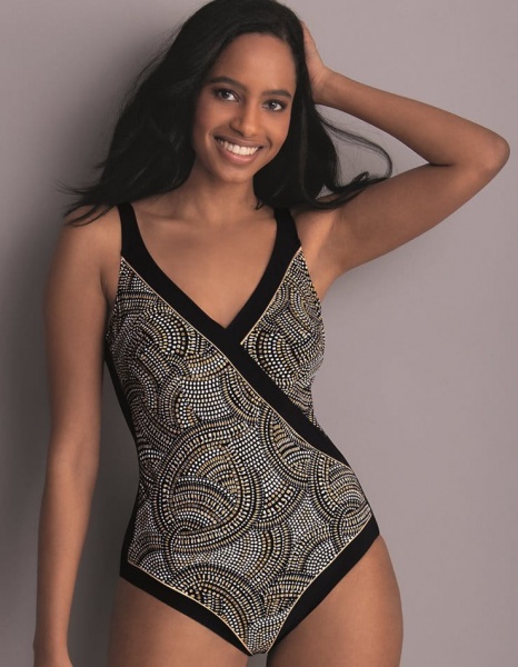 Купальник Anita Style Nuria-Amber Glow 7226.420 р.85D черно-золотой