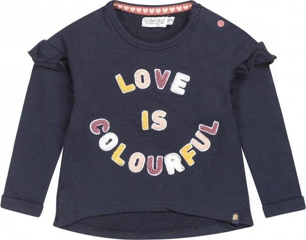 Світшот для дівчинки Dirkje р.92 синій U44364-35 