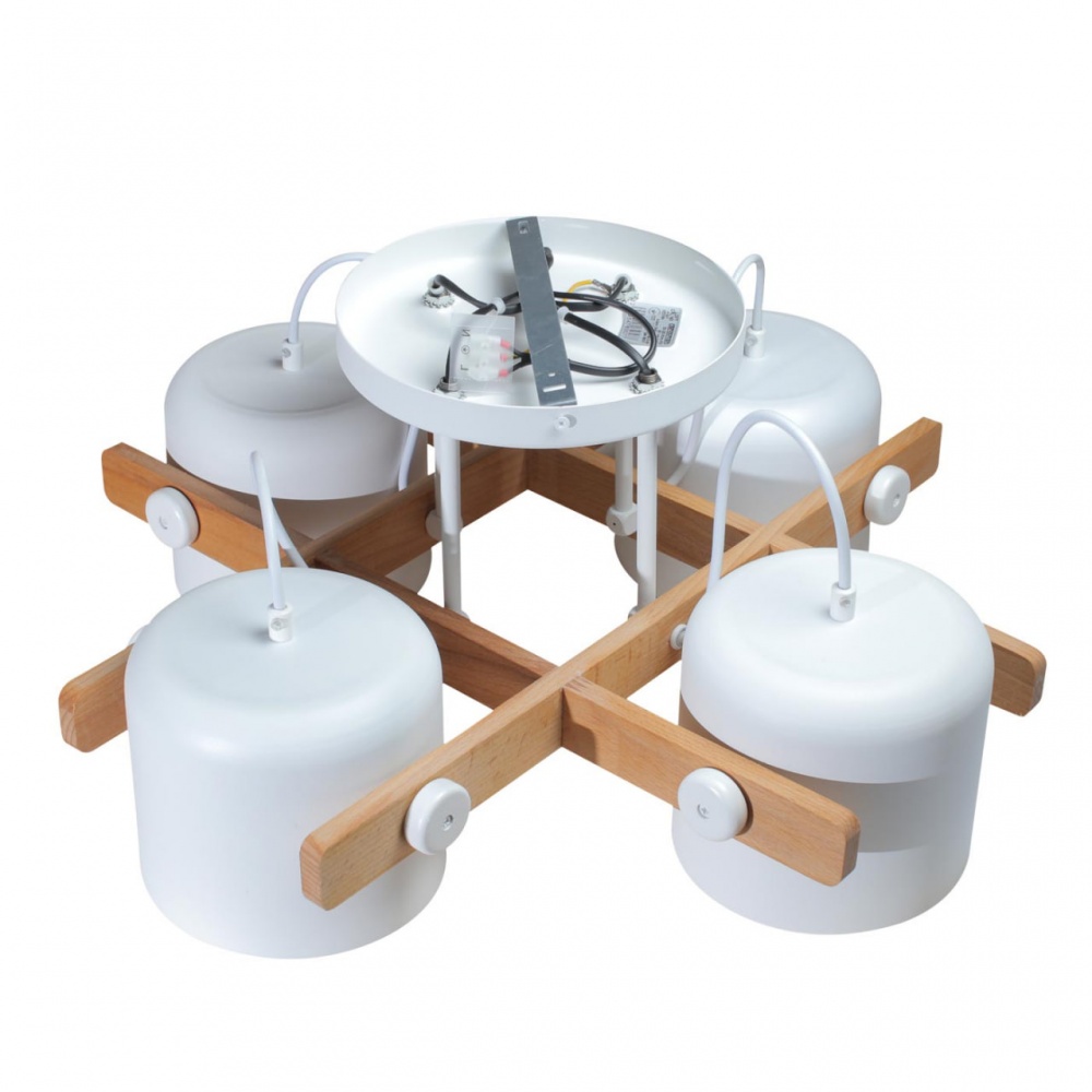 Люстра потолочная LIGHT SET KONVALIA CRL 160 4xE27 белый