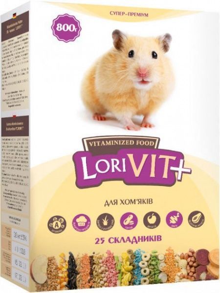 Корм Лорі вітамінізований для хом'яків Лорвіт + Фл 033