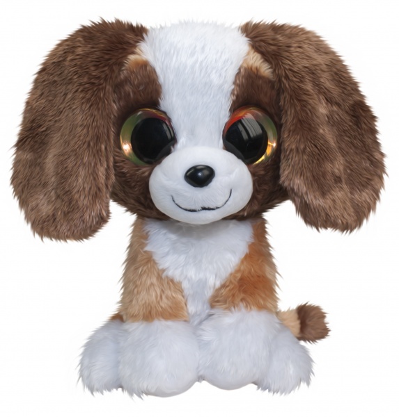 М'яка іграшка Lumo Stars Собака Wuff 15 см коричневий 54996