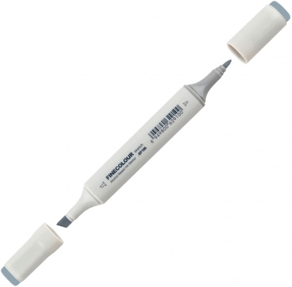 Маркер спиртовой FINECOLOUR Sketch EF100-87 серо-синий №6 