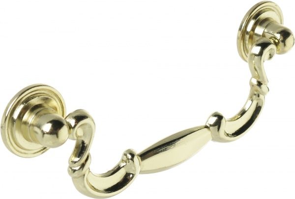 Мебельная ручка D-010 G3 96 мм золотой DC 79144