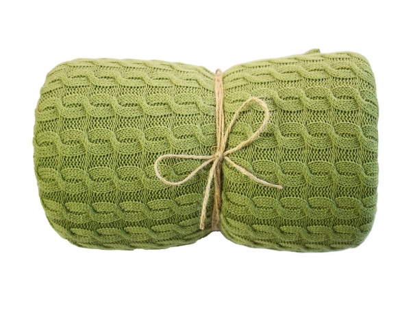 Плед Sweet home 130x170 см зеленый