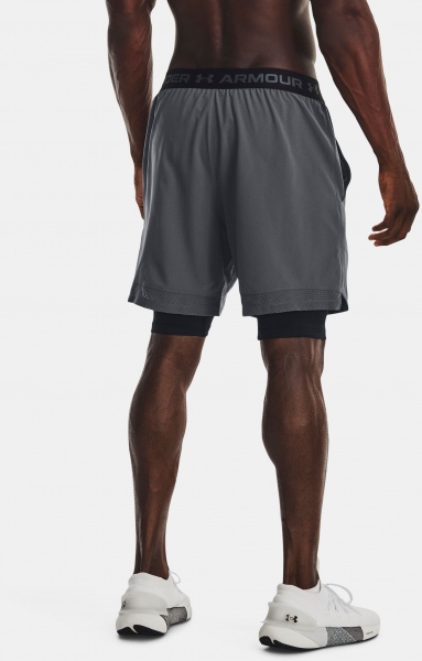 Шорти Under Armour UA VANISH WOVEN 2IN1 STS 1373764-012 р. S-M сірий