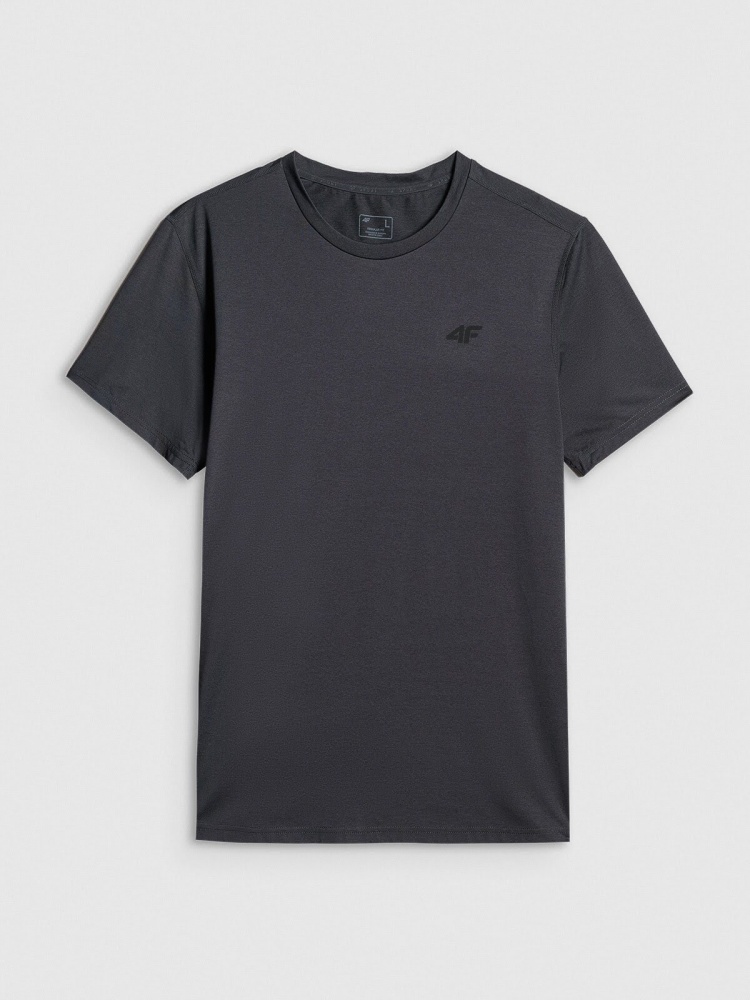 Футболка 4F TSHIRT FNK M2140 4FWSS26TFTSM2140-21M р.M сірий