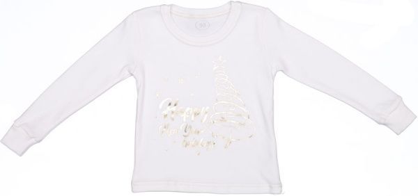 Піжама для дівчаток Фламінго р.110 білий із рожевим 237-212 