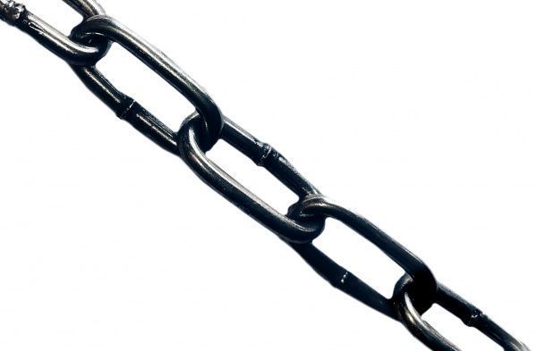 Цепь длиннозвеньевая 7 мм 1 м без покрытия