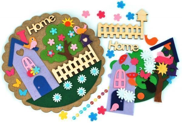 Набір для творчості Аплікація із фетру Home Аплі-Краплі 