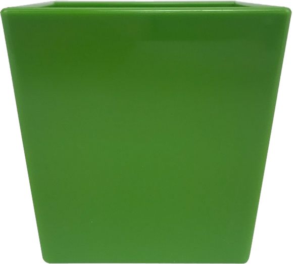 Кашпо Оранжерея Квадрат 65 мм фисташка квадратный 0,2 л фисташковый 
