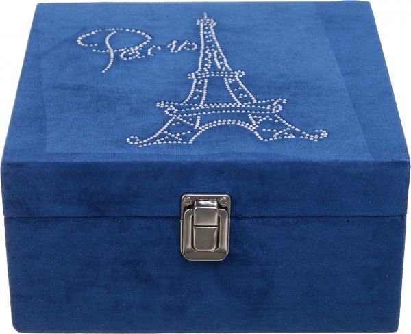 Сундучок Эйфель синий 20x20x10