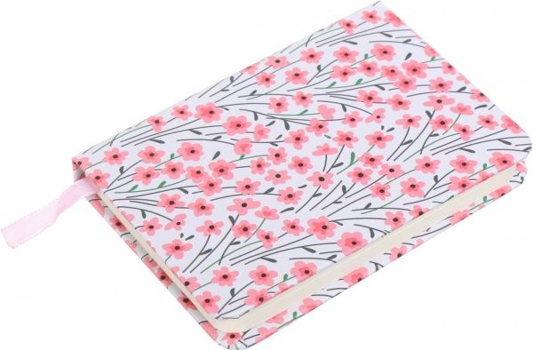 Блокнот Первые цветы 10,5x7,5 см белый