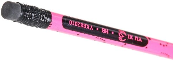 Карандаш простой абстракция розовый