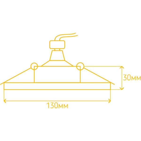 Світильник точковий LightMaster CE1050 з LED-підсвіткою 5 Вт 3000 К прозорий 