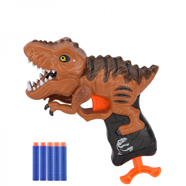 Игрушечное оружие Blaze Storm коричневое+ 5 мягких пуль ZC7126