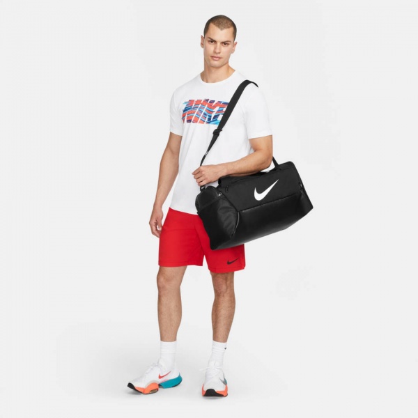 Спортивна сумка Nike Brasilia 9.5 DM3976-010 41 л чорний 