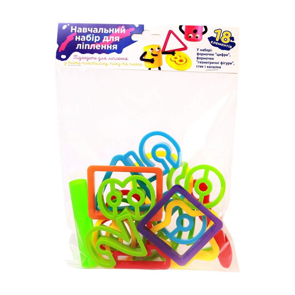 Набір аксесуарів для ліплення DGT-ART Навчальний набір FOR09