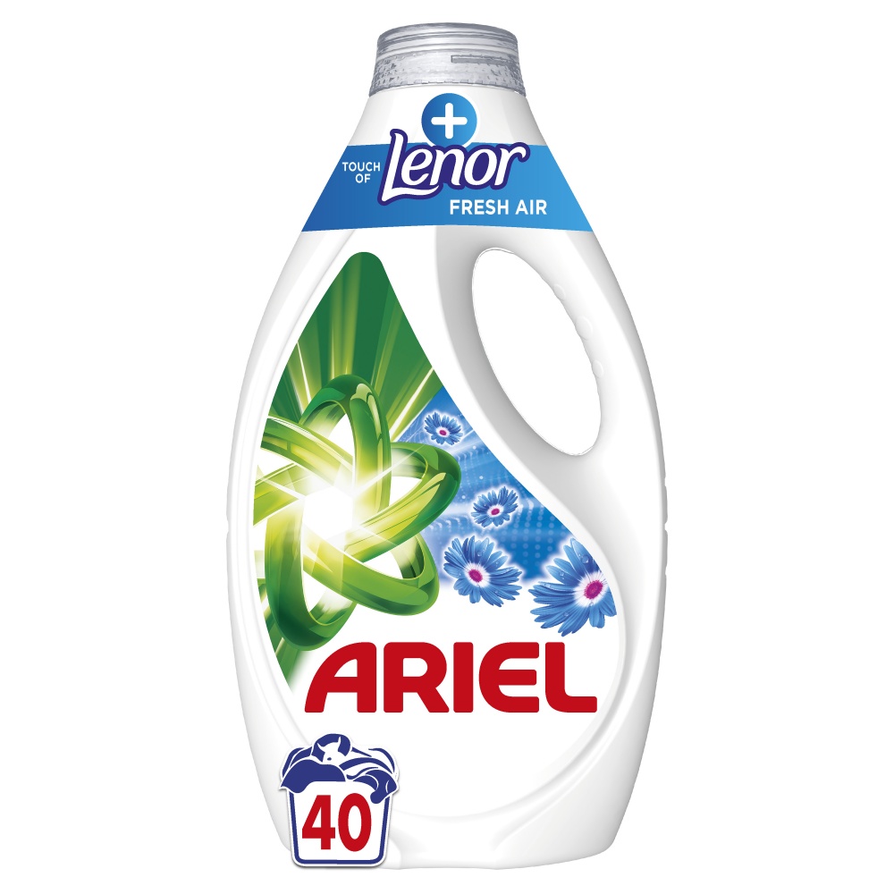 Гель для машинной и ручной стирки Ariel Прикосновение свежего воздуха Lenor 1,8 л