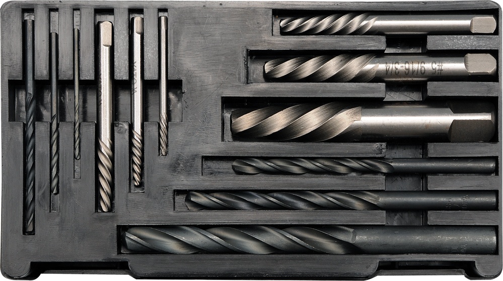 Набір екстракторів YATO та свердлів по металу 12 предметів YATO YT-0591