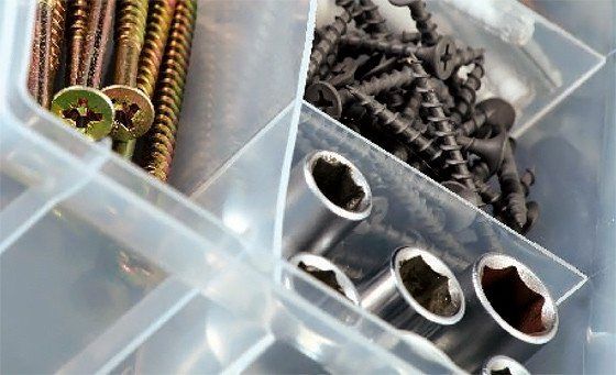 Органайзер для дрібних деталей для метизів Prosperplast прозорий (400x298x85) 6 секцій (NUN16) 16