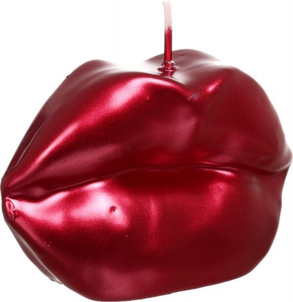 Свеча декоративная Губы, красная Pako-If