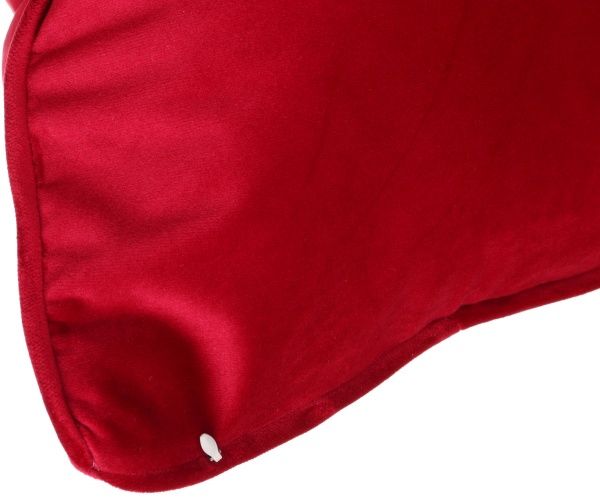 Подушка декоративная Велюр 45x45 см бордовый La Nuit 