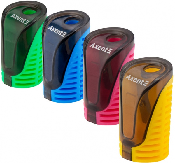 Точилка с контейнером Skyfall 1156-А ассорти Axent