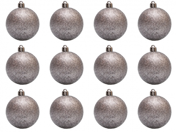 Набор елочных шаров Девилон 251178 d60 мм 12 шт./уп. 
