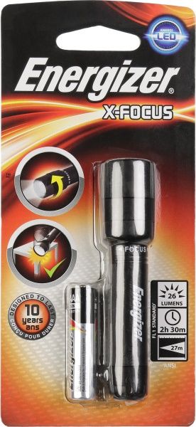 Фонарь Energizer ENR Xfocus 639806 черный 