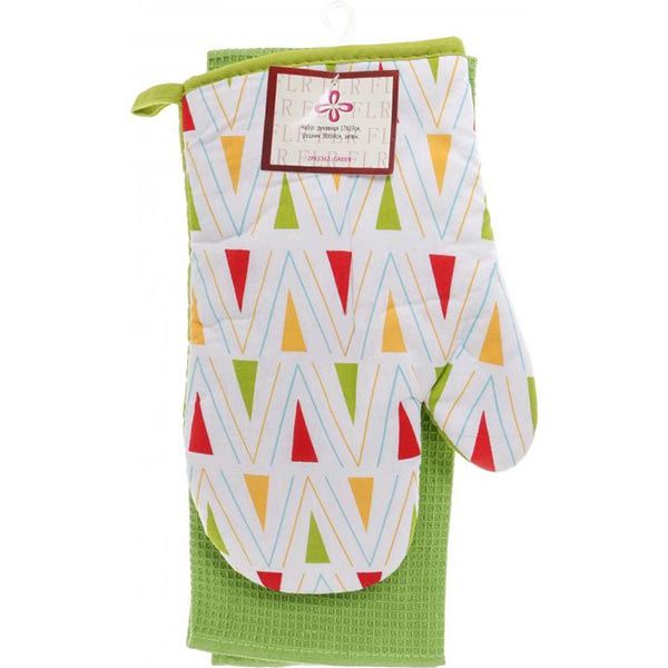 Набір кухонний Floral Season зелений