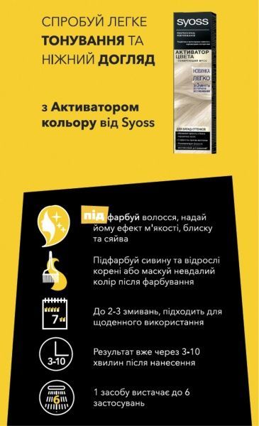 Мусс тонирующий Syoss Активатор цвета для красных оттенков 75 мл