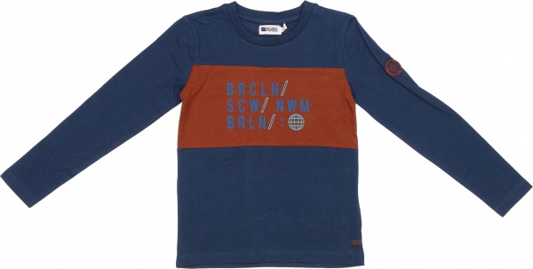 Реглан для хлопчика NWM р.140 синій із коричневим U44165-1 